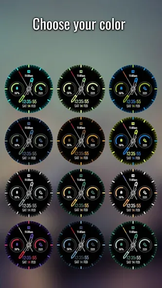 Hybrid watch face H2 screenshot 4