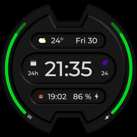DADAM56: Digital Watch Face screenshot 20