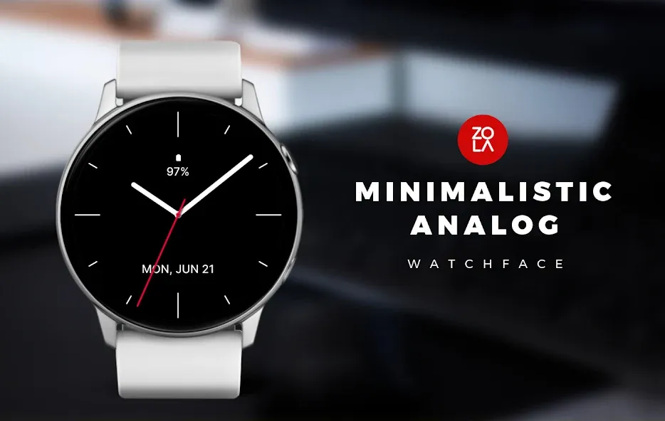 Minimalistic Analog Watch Face screenshot 1