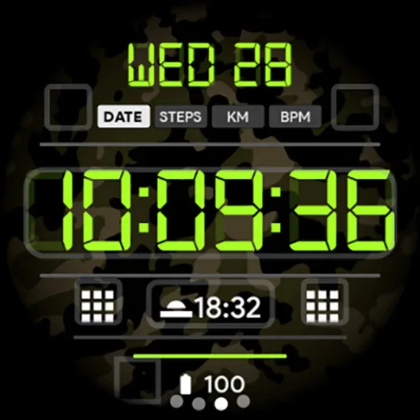 LCD Digital: Watch face screenshot 14