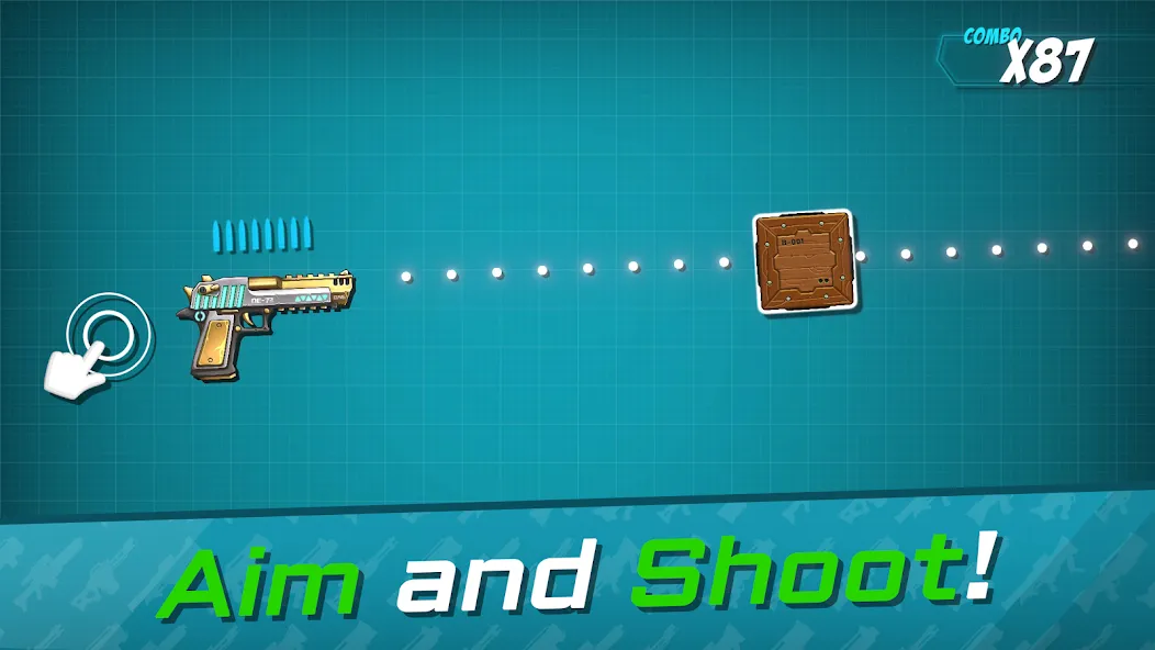 Shoot the Box: Gun Game screenshot 1