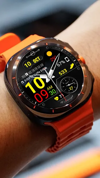 WearOS Hybird WatchFace NTV567 screenshot 13