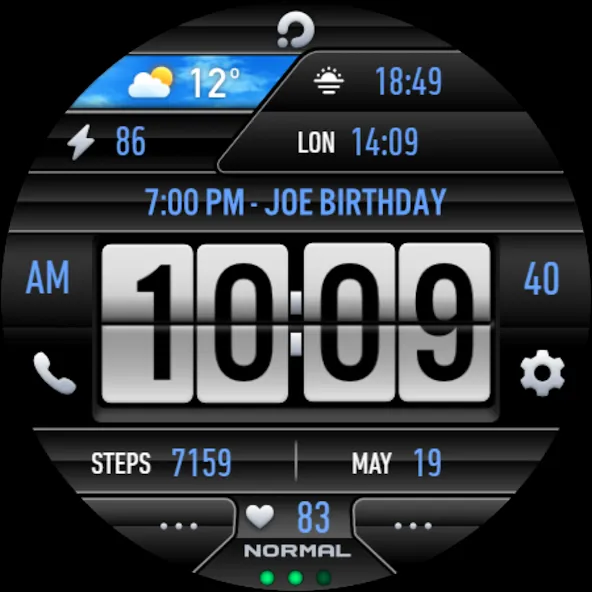 PRADO 30 Weather Watch Face screenshot 11
