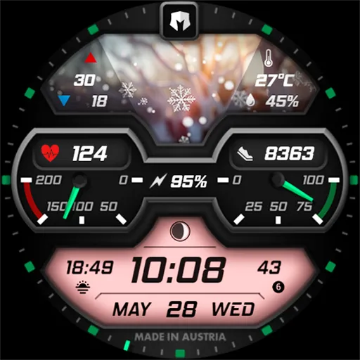 DM148 Vibrant Futuristic Face screenshot 11
