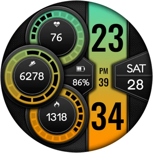 Digital Cuvok Watch Face screenshot 21
