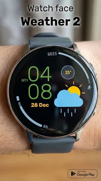 Weather 2 Watch face screenshot 1