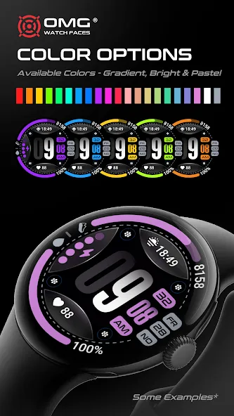 OMG 422 - Digital Watch Face screenshot 7