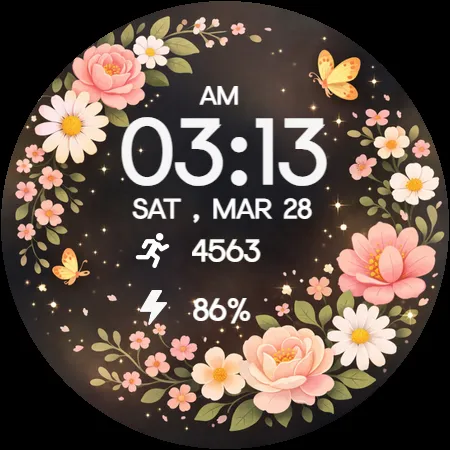 Cute Floral Aesthetic Watch screenshot 18