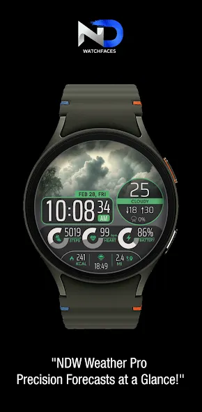 Weather Watchface — NDW067 screenshot 3