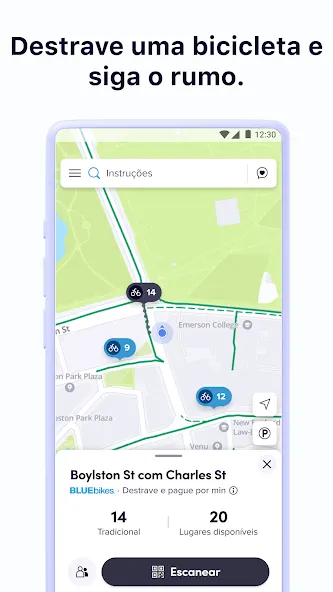 Bluebikes screenshot 3
