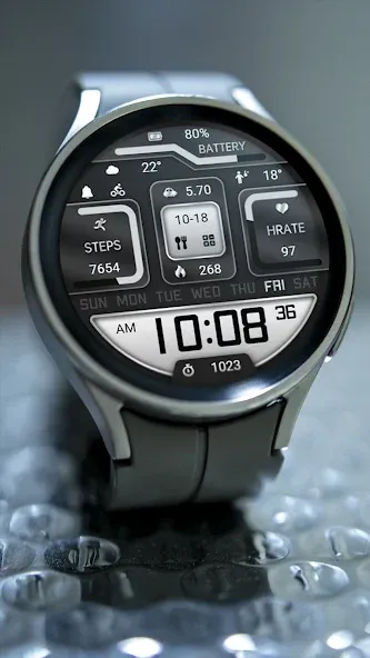 Geometry Silver ZKin Watch screenshot 4