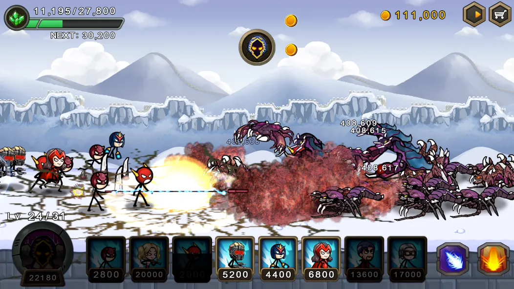 HERO WARS SuperStickmanDefense screenshot 5