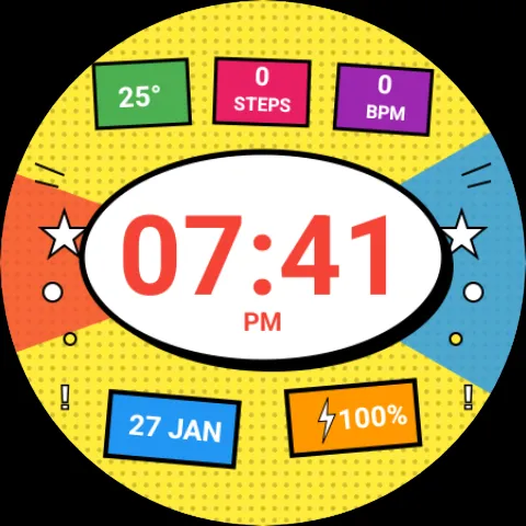 Pop Art - watch face screenshot 5