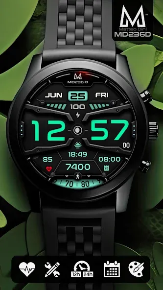 MD236D Digital watch face screenshot 2