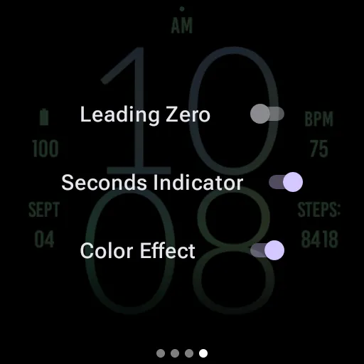 Blue Sky Light Watch Face screenshot 9