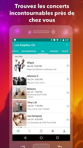 Bandsintown Concerts screenshot 4