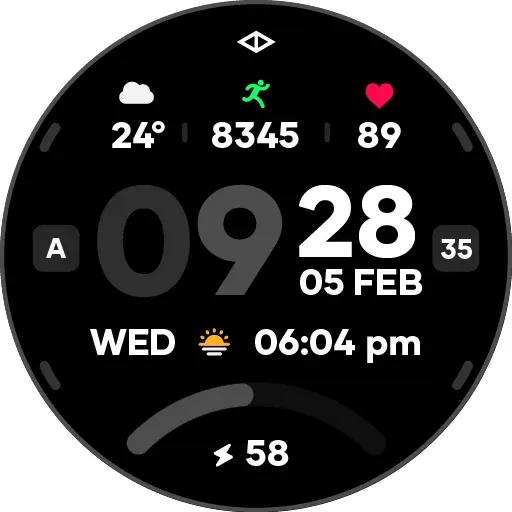 Rush 3: Digital Watch Face screenshot 25