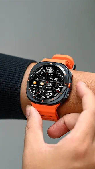 N-SPORT759 weatherDigital Face screenshot 7