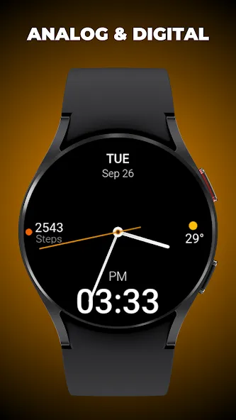 Minimal Hybrid Pro Watch Face screenshot 3