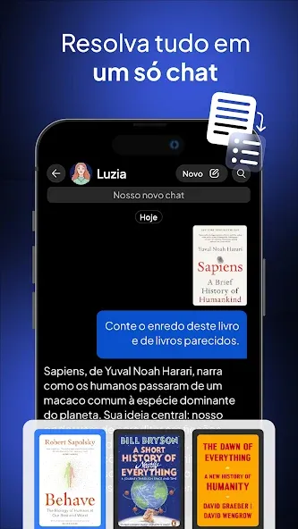 Luzia: Assistente de IA e Chat screenshot 3
