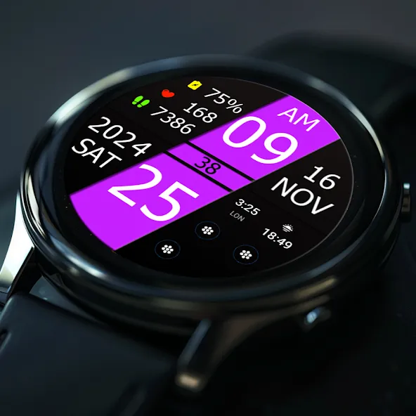 Key WF53 Digital Watch Face screenshot 6