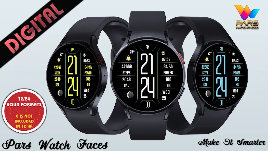 Simplex Digital Watch Face screenshot 2