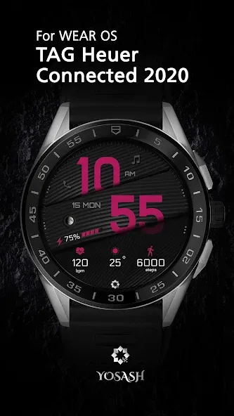 A395 Minimal Wear OS Face screenshot 8