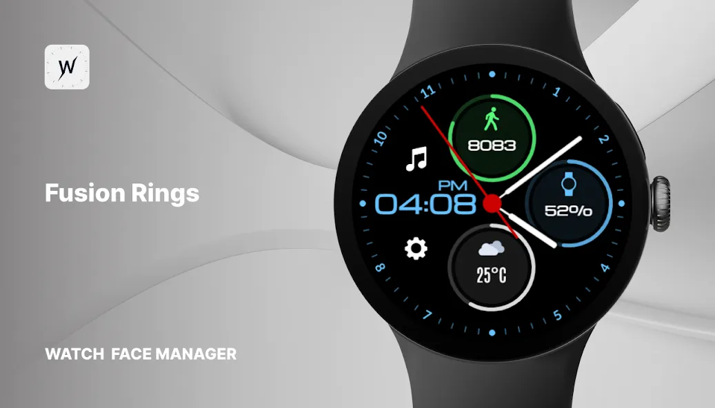 Fusion Rings Watch Face screenshot 1