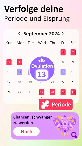 Mein perioden kalender screenshot 2