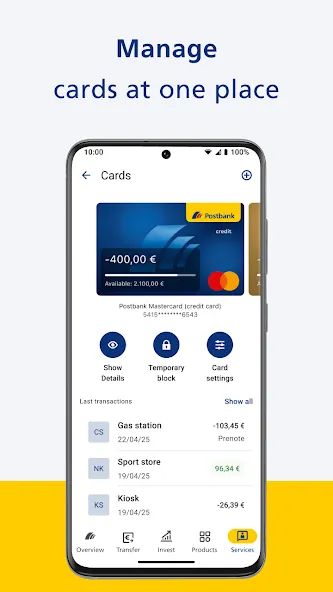 Postbank screenshot 4