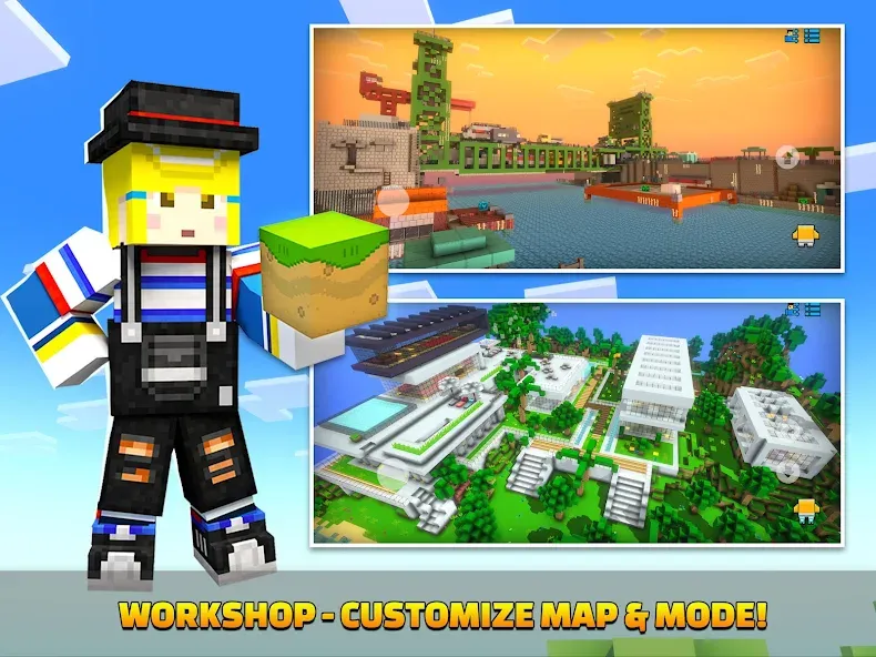 Cops N Robbers:Pixel Craft Gun screenshot 14