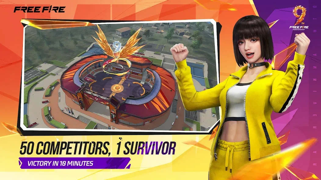 Free Fire: 9th Anniversary screenshot 2