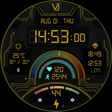 VJ-Avionics Digital Watch Face screenshot 37