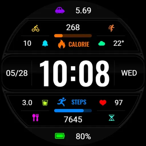 Dark Multifunctional ZKinWatch screenshot 6