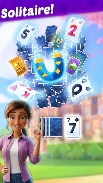 Solitaire Mystery: Ava's Manor screenshot 3