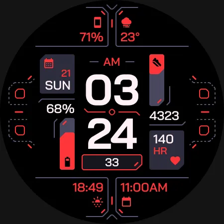 TKS 25 Circuit Watch Face screenshot 15
