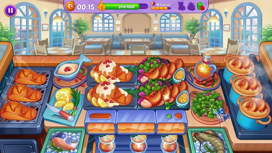 Cooking Crush - 玩烹饪游戏和时间管理游戏 screenshot 2