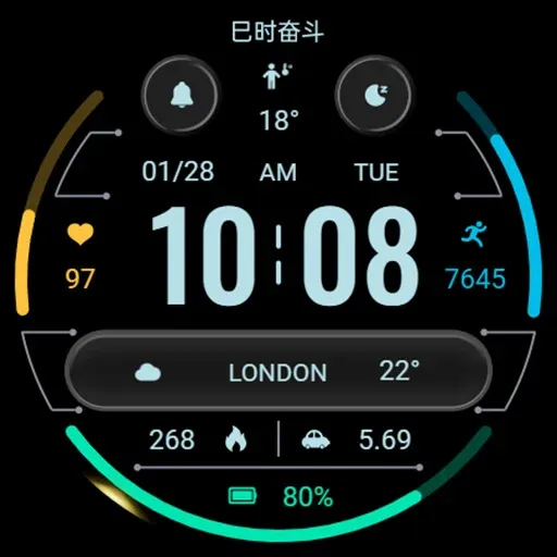 Flat Simple ZKin Watch screenshot 6