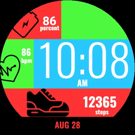 Bubble Gum Watch Face screenshot 6
