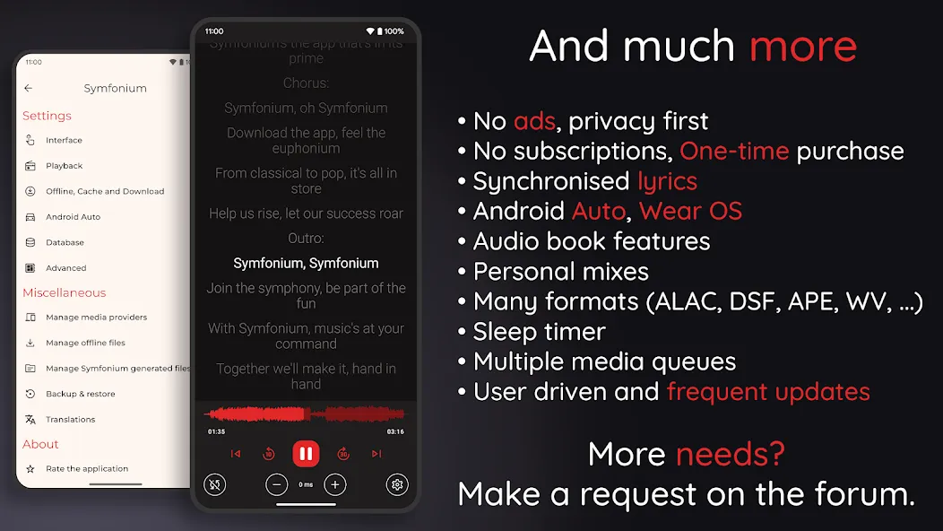 Symfonium: Reproductor musical screenshot 8