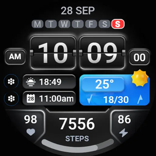 OMG 38 - Digital Watch Face screenshot 24