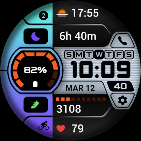 PRADO 89 Digital Watch Face screenshot 11
