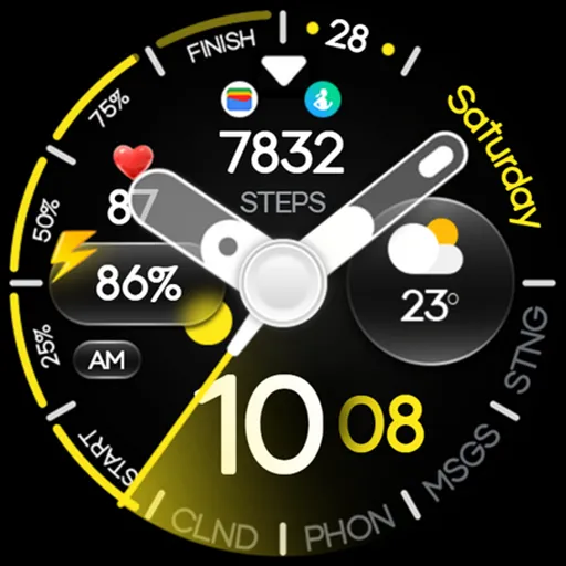 OMG 330 Hybrid Watch Face screenshot 26
