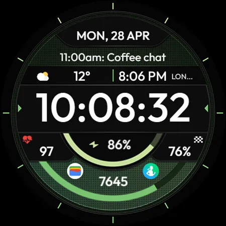 TVV Workout 4 Watch Face screenshot 7