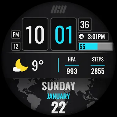 Tancha S54 Digital Watch Face screenshot 19