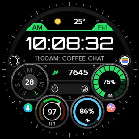 TVV Workout 6 Watch Face screenshot 7