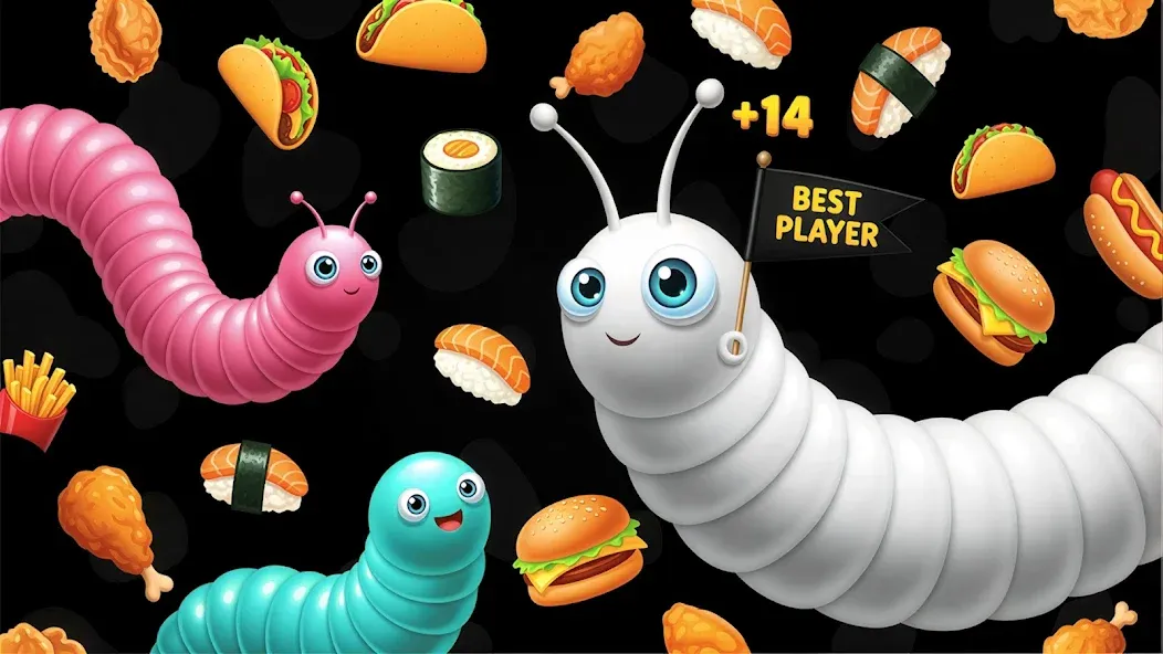 Snake Worm Hunt Game screenshot 3