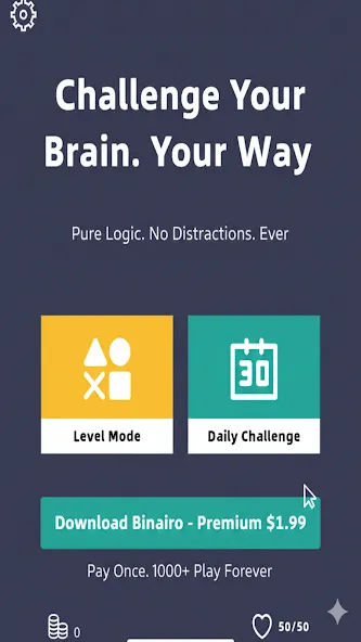 Binary Puzzle Plus screenshot 4
