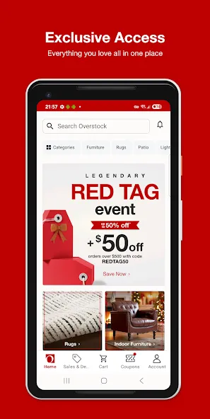 Overstock screenshot 1