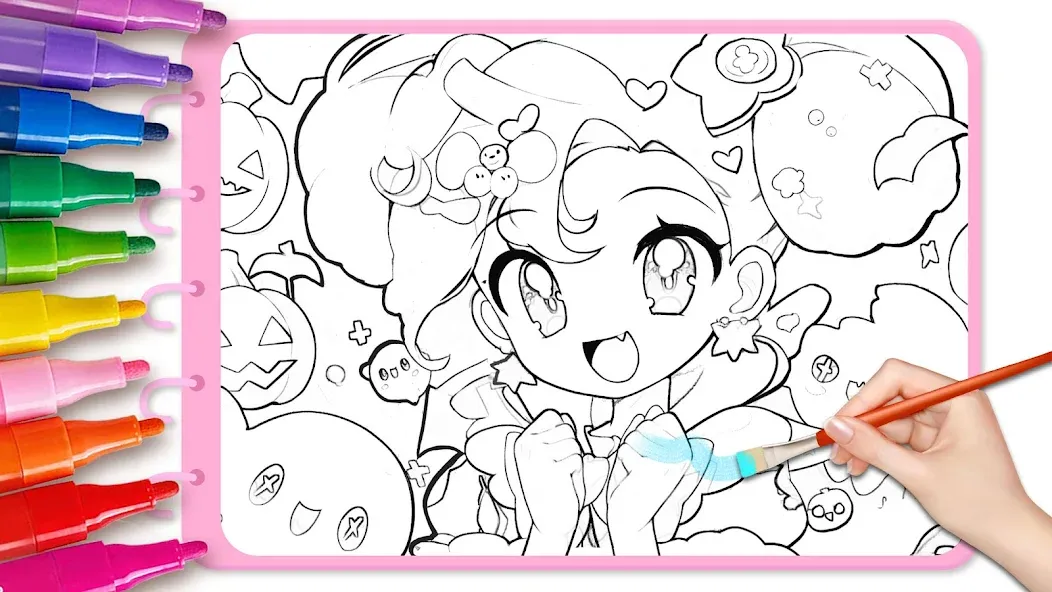 Cute Drawing : Anime Color Fan screenshot 8